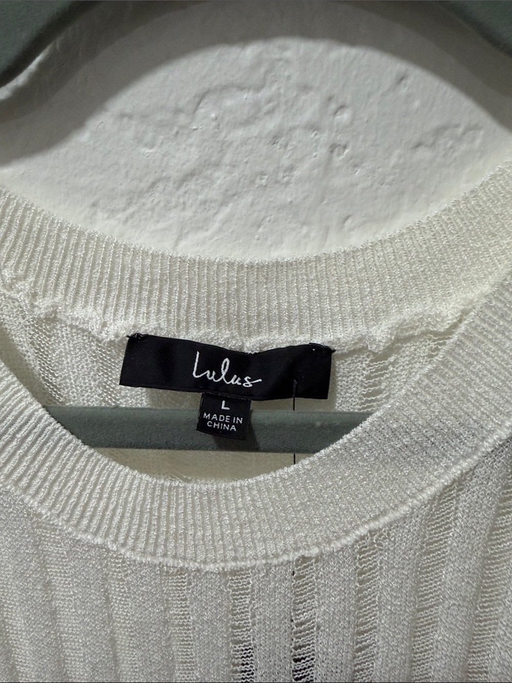 Lulu's White Sleeveless Ribbed Knit Midi Dress - Picture 5 of 8